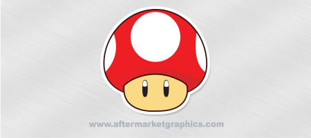Super Mario Bros. Mushroom Sticker